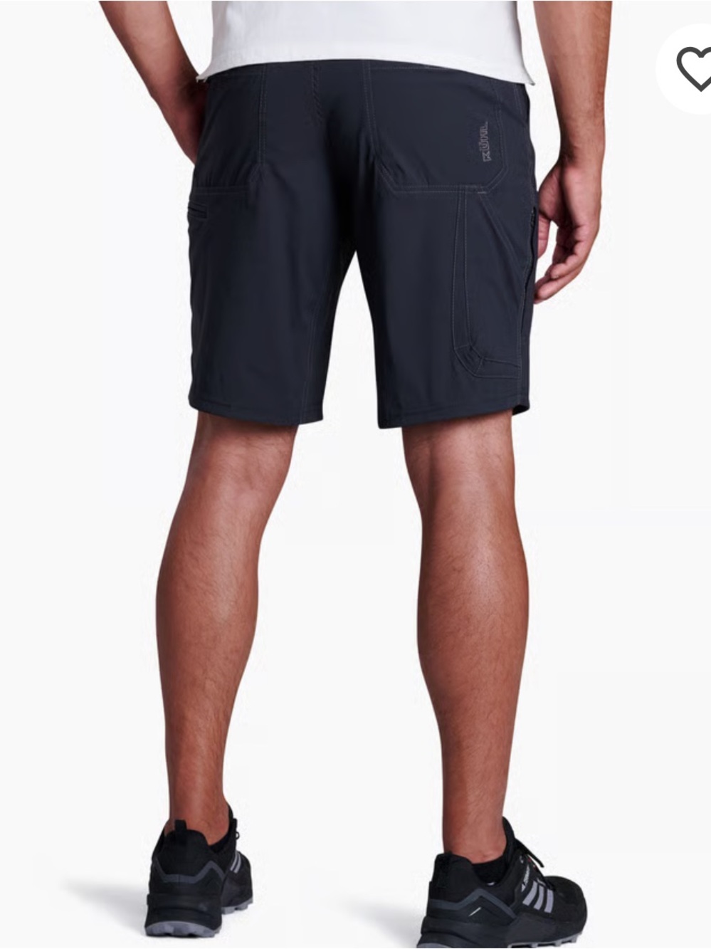 Kuhl Renegade Hiking Shorts Black Gray Size 30